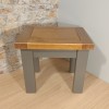 Grey Solid Wood Small Table