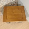 Grey Solid Wood Small Table