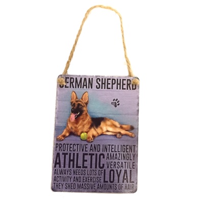 German Shepherd Dog Mini Sign