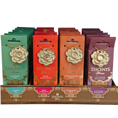 Esscents Incense Cones with Rose Holder